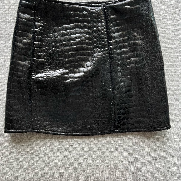 Princess Polly Crocodile Mini Skirt - Picture 5 of 8
